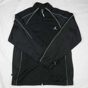 Jordan black zipper jacket size L